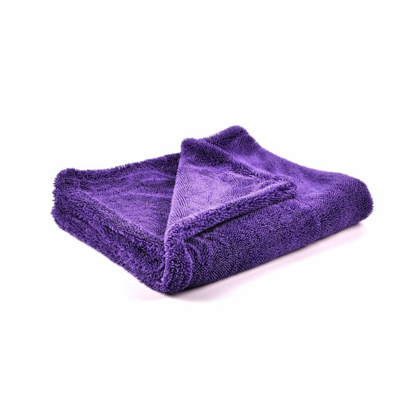Purple Duo Twisted Loop Drying Towel 60x90cm - 1200gsm MaxShine
